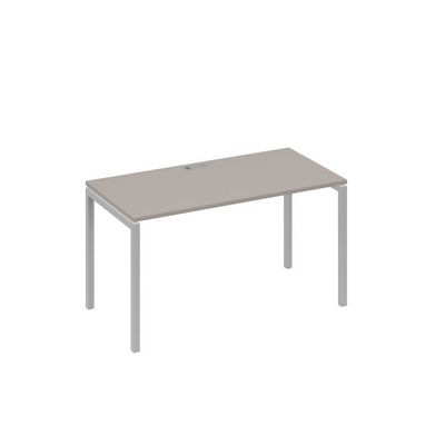 А4 С2 014 МП (Мокко премиум/Серый) Стол письменный на металлокаркасе DUE