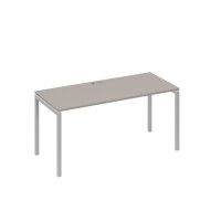 А4 С2 015 МП (Мокко премиум/Серый) Стол письменный на металлокаркасе DUE