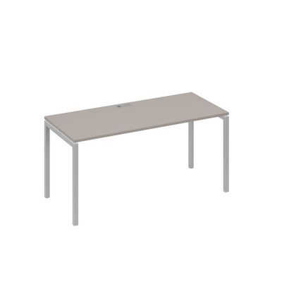 А4 С2 015 МП (Мокко премиум/Серый) Стол письменный на металлокаркасе DUE