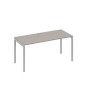 А4 С2 015 МП (Мокко премиум/Серый) Стол письменный на металлокаркасе DUE