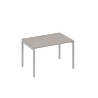 А4 С2 023 МП (Мокко премиум/Серый) Стол письменный на металлокаркасе DUE