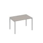 А4 С2 023 МП (Мокко премиум/Серый) Стол письменный на металлокаркасе DUE