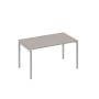 А4 С2 024 МП (Мокко премиум/Серый) Стол письменный на металлокаркасе DUE