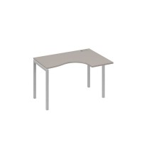 А4 С2 032 МП (Мокко премиум/Серый) Стол эргономичный правый "Классика" на металлокаркасе DUE