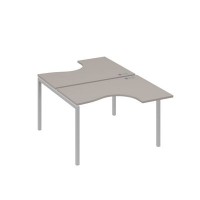 А4 С2 180 МП (Мокко премиум/Серый) Рабочая станция опоры DUE столы 2х120 Классика