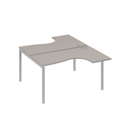 А4 С2 181 МП (Мокко премиум/Серый) Рабочая станция опоры DUE столы 2х140 Классика