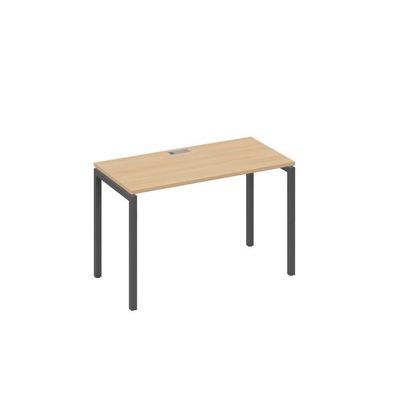 А4 А2 003 НД (Натуральный дуб/Антрацит) Стол письменный на металлокаркасе DUE