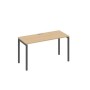 А4 А2 004 НД (Натуральный дуб/Антрацит) Стол письменный на металлокаркасе DUE