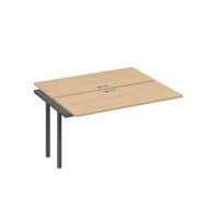 А4 А2 171-1 НД (Натуральный дуб/Антрацит) Секция станции на металлокаркасе DUE 2х140