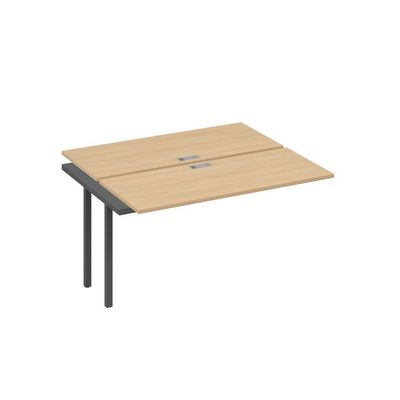 А4 А2 171-1 НД (Натуральный дуб/Антрацит) Секция станции на металлокаркасе DUE 2х140