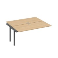 А4 А2 175-1 НД (Натуральный дуб/Антрацит) Секция станции на металлокаркасе DUE 2х160