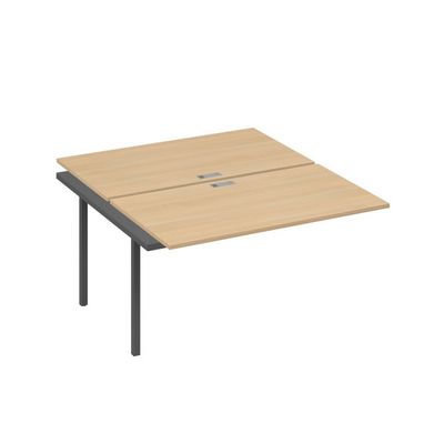 А4 А2 177-1 НД (Натуральный дуб/Антрацит) Секция станции на металлокаркасе DUE 2х140