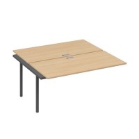 А4 А2 178-1 НД (Натуральный дуб/Антрацит) Секция станции на металлокаркасе DUE 2х160