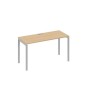А4 С2 004 НД (Натуральный дуб/Серый) Стол письменный на металлокаркасе DUE