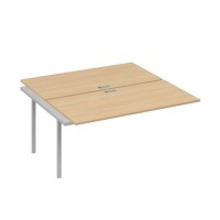 А4 С2 178-1 НД (Натуральный дуб/Серый) Секция станции на металлокаркасе DUE 2х160