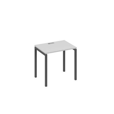 А4 А2 001 СЕ (Серый/Антрацит) Стол письменный на металлокаркасе DUE