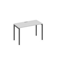 А4 А2 003 СЕ (Серый/Антрацит) Стол письменный на металлокаркасе DUE