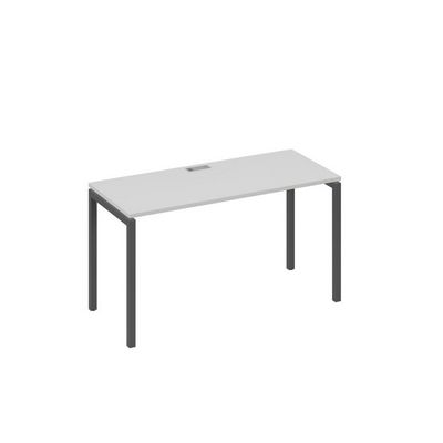 А4 А2 004 СЕ (Серый/Антрацит) Стол письменный на металлокаркасе DUE