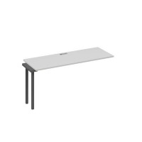 А4 А2 005-1 СЕ (Серый/Антрацит) Секция стола 160 рабочей станции на каркасе DUE