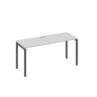 А4 А2 005 СЕ (Серый/Антрацит) Стол письменный на металлокаркасе DUE