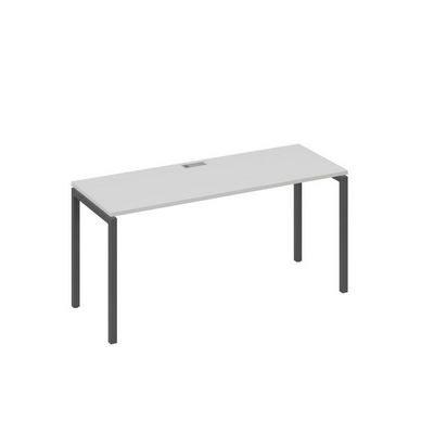 А4 А2 005 СЕ (Серый/Антрацит) Стол письменный на металлокаркасе DUE