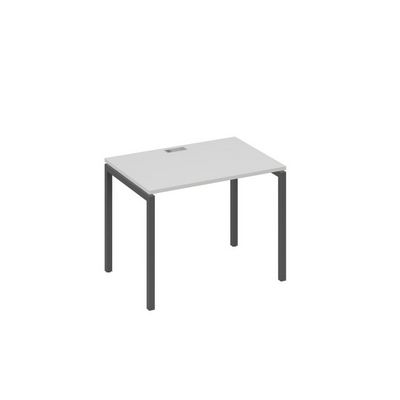 А4 А2 012 СЕ (Серый/Антрацит) Стол письменный на металлокаркасе DUE