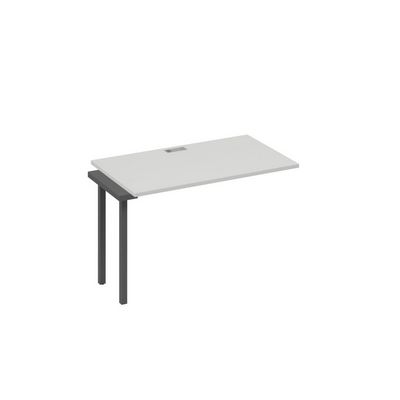 А4 А2 013-1 СЕ (Серый/Антрацит) Секция стола 120 рабочей станции на каркасе DUE