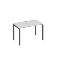 А4 А2 013 СЕ (Серый/Антрацит) Стол письменный на металлокаркасе DUE