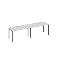 А4 А2 014-2 СЕ (Серый/Антрацит) Рабочая станция 2х140 опоры DUE