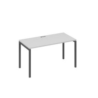 А4 А2 014 СЕ (Серый/Антрацит) Стол письменный на металлокаркасе DUE