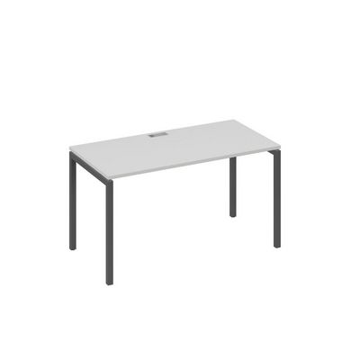 А4 А2 014 СЕ (Серый/Антрацит) Стол письменный на металлокаркасе DUE