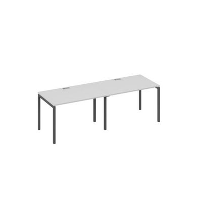 А4 А2 023-2 СЕ (Серый/Антрацит) Рабочая станция 2х120 опоры DUE