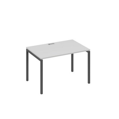 А4 А2 023 СЕ (Серый/Антрацит) Стол письменный на металлокаркасе DUE