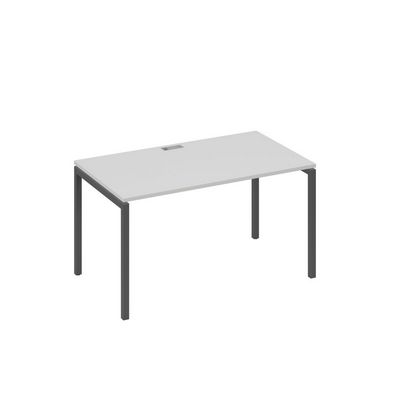 А4 А2 024 СЕ (Серый/Антрацит) Стол письменный на металлокаркасе DUE