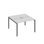 А4 А2 170 СЕ (Серый/Антрацит) Рабочая станция на каркасе DUE столы 2х120
