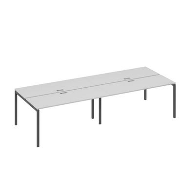 А4 А2 172-2 СЕ (Серый/Антрацит) Станция 4х160 рабочая с металлокаркасом DUE