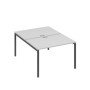 А4 А2 176 СЕ (Серый/Антрацит) Рабочая станция на каркасе DUE столы 2х120