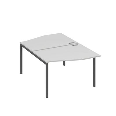 А4 А2 189 СЕ (Серый/Антрацит) Рабочая станция каркас DUE столы 2х120 Техно
