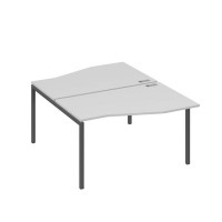 А4 А2 190 СЕ (Серый/Антрацит) Рабочая станция каркас DUE столы 2х140 Техно