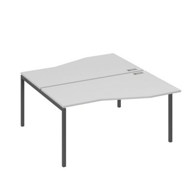 А4 А2 191 СЕ (Серый/Антрацит) Рабочая станция каркас DUE столы 2х160 Техно