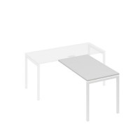 А4 Б2 074 СЕ (Серый/Белый) Брифинг-приставка с каркасом DUE