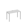 А4 С2 003 СЕ (Серый/Серый) Стол письменный на металлокаркасе DUE