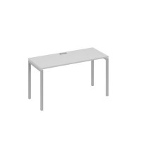 А4 С2 004 СЕ (Серый/Серый) Стол письменный на металлокаркасе DUE