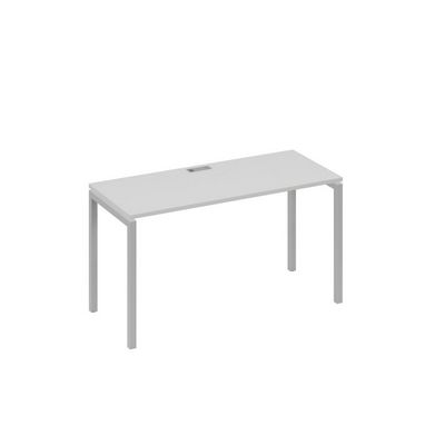 А4 С2 004 СЕ (Серый/Серый) Стол письменный на металлокаркасе DUE