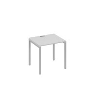 А4 С2 011 СЕ (Серый/Серый) Стол письменный на металлокаркасе DUE