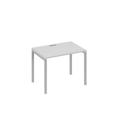 А4 С2 012 СЕ (Серый/Серый) Стол письменный на металлокаркасе DUE
