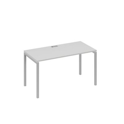 А4 С2 014 СЕ (Серый/Серый) Стол письменный на металлокаркасе DUE