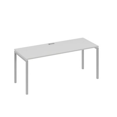 А4 С2 016 СЕ (Серый/Серый) Стол письменный на металлокаркасе DUE