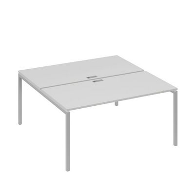 А4 С2 178 СЕ (Серый/Серый) Рабочая станция на каркасе DUE столы 2х160