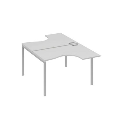 А4 С2 180 СЕ (Серый/Серый) Рабочая станция опоры DUE столы 2х120 Классика